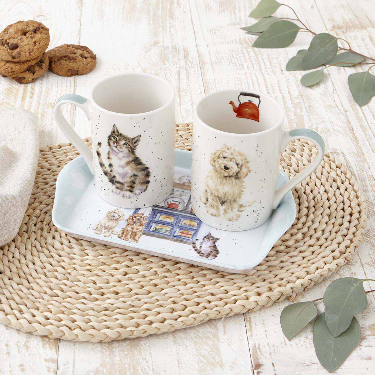 Wrendale Designs Country Kitchen Mug & Tray Set image number null